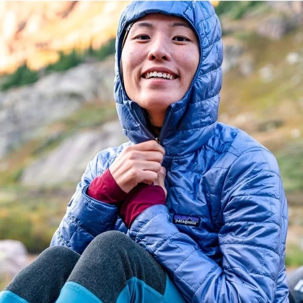 Patagonia Nano Puff Insulated Hoody Jacket Size Medium Float Blue - Picture 17 of 17